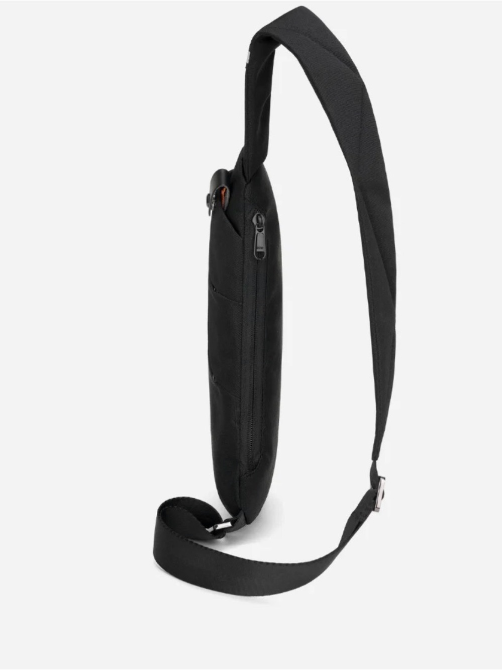 Classic Black Women's Crossbody Sling Bag - Everyday Hands-Free Carry NWOT - Picture 4 of 8